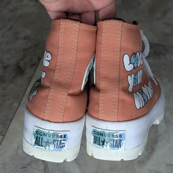 Converse Chuck Taylor All Star High Lugged Sneakers (women's 7.5) - Picture 5 of 9